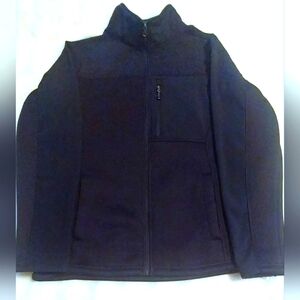 Navy Blue Full-Zip Jacket